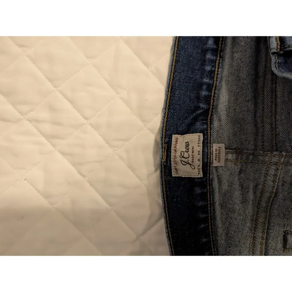 J.Crew Jeans, W34 L30, faded, small stylish rips